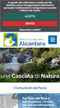 Mobile Screenshot of parcoalcantara.it